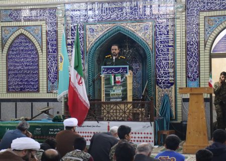 سخنرانی فرمانده ناحیه مقاومت بسیج سیمرغ در آغاز هفته بسیج ۱۴۰۴