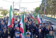 راهپیمایی حماسی مردم سیمرغ پس از نماز جمعه در محکومیت ترور رهبر شهید انقلاب اسلامی